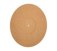 TOPBATHY Cork Vinyl Record Pad Turntable Mat with Groove Shock Absorbing Protective Disc Cushion for Phonograph Players Natural Material Anti-vibration and Slip-resistant Design