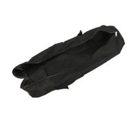 TOPBATHY Cotton Linen Yoga Mat Sling Carrier Storage Bag Large Capacity | Three Pockets, Reinforced Zipper Access, Black Finish, for Exercise Fitness the Go Use
