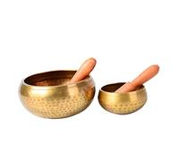 TOPBATHY Craft Nepal Bowl Singing Bowl Manual Tapping for Home Decor and Mindfulness Practice