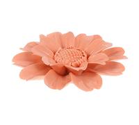 TOPBATHY Creative in Look in Ceramic Hanging Floral Ornament Orange Wall Beautiful Art as Hanging Adornment, for Home Decor Decoration and Bedroom