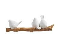 TOPBATHY Creative Resin Bird Branch Wall Mounted Coat Hook Sturdy Single Hook for Hats Keys Towels Decorative Rural Wall Hanger for Home Bedroom Hallway Garden Animal-Shaped Ornament