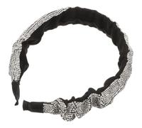 TOPBATHY Crystal Rhinestone Headband for Women, Broad-brimmed Hairband with Comfortable Fit and Firm Hold, Classic Fashionable Hair Accessory for Graduation Party or Thanksgiving