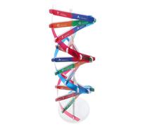 TOPBATHY Detailed Dna Double Helix Model Kit for Science Education Assemble Human Gene Structure Display Visual Aid for Biology Teaching and Experimental Learning