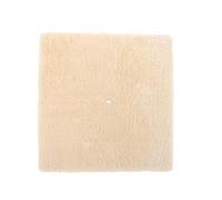 TOPBATHY DIY Cat Scratching Post Base Board in Beige Plush and Particle Board Material, Lasting Support with Universal Integration for Cat Tree Projects and Apartments