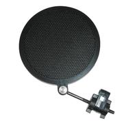 TOPBATHY Double-layer Iron Mesh Mic Shield Wind Screen Filter Protects Microphone from Saliva and Filters Popping Sounds Suitable for Studio Recording and Live Performance