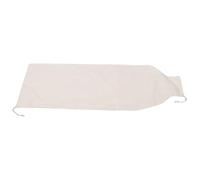 TOPBATHY Electric Grain Mill Dust Collection Bag 1.5m Washable Cloth | Reusable Drawstring Filter Pouch, Large Capacity Beige Accessory, for Rice Mills and Kitchen Home Milling