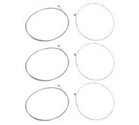 TOPBATHY Electric Guitar Strings Set 6 Pieces Nickel-Plated Steel Strings Stainless Steel Electric Guitar Accessories Suitable for Replacement and Performance