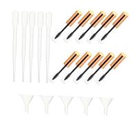 TOPBATHY Empty Mascara Tube and Eyelash Cream Container 20pcs Refillable Eyelash Container Set with Funnel Transfer Pipettes for DIY Makeup and Travel Use