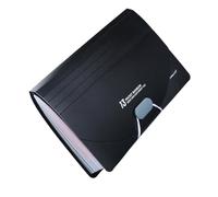 TOPBATHY Expandable Accordion File Folder with Portable Three-Side Seal Organizer for Cash Receipts and Tax Documents Compact Standing Wallet for Travel and Office Storage