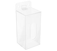 TOPBATHY Face Mask and Glove Dispenser Box for Quick Retrieval Acrylic with Wall Mounted Design, Shatter-resistant Material, Openable Top Cover, and Front Dispensing Slot in Entryway