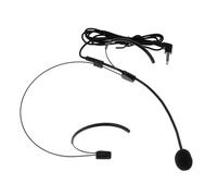 TOPBATHY Flexible Head-mounted Microphone Lightweight Headset Mic for Stage Performers Presenters Lecturers Singers Comfortable Ear-wear Professional Wired Headset Mic for Tv and Music