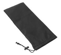 TOPBATHY Foldable Hiking Bag Black Lightweight Polyester Walking Stick Organizer with Drawstring Closure for Mountaineering and Climbing, Holds to Two Trekking Poles