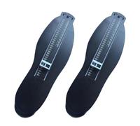 TOPBATHY Foot Measure Plastic Uk Easy to Use for Accurate Adult Foot Measurement 2pcs and Shoe Size Measurement Black Adult Device for Sizing Your Shoes before Heading the Store