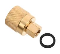 TOPBATHY Forklift Propane Female Connector Adapter with Gasket Metal Propane Fitting Replacement Compatible with Rego Ref Leak-Resistant Forklift Tank Coupler for Industrial Use