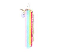 TOPBATHY Fringe Hair Headband Organizer Hanging Storage Belt, Hand-woven Felt Fantasy Creature Hair Clips Holder and Barrette Accessory Organizer for Room Wall