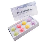 TOPBATHY Ginger Herbal Foot Bath Balls Set with Essential Oil Foot Soak Spa Care Kit for Relaxation and Moisturizing and Cleaning Therapy Random Color Random Color