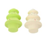 TOPBATHY Glittery Christmas Tree Makeup Sponge with Container Soft Skin-friendly Beauty Blending Sponges for Foundation Powder Application Festive Gift for Sensitive Skin