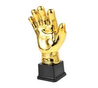 TOPBATHY Gold Plastic Soccer Glove Trophy for Goalkeepers Award Cup for Football Competitions School Matches and Amateur Leagues Motivational Prize to Boost Player Spirit