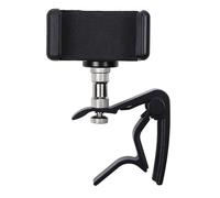 TOPBATHY Guitar Phone Holder Mount Clamp with Music Notation Display and Capo Clip Non-slip Acoustic Electric Bass Ukulele Accessory for Practice and Music Viewing