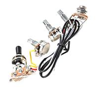 TOPBATHY Guitar Potentiometer Wiring Harness Electric Guitar Accessory with Bk Switch Wires Portable Upgrade for Improved Tone and Convenient Use