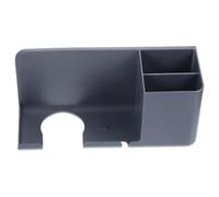 TOPBATHY Hair Dryer Holder Stand, Hairdressing Tool Storage Holder, PP Wall Mounted Bathroom Organiser, No-drill, Removable, for Hair Dryer and Sundries, Bathroom and Barbershop