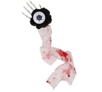 TOPBATHY Halloween Eyeball Hair Clip for Decorative Plastic Hair Accessory with Gauze Material, Black Colour, for Halloween Party to Enhance Appearance