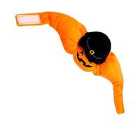 TOPBATHY Halloween Pumpkin Pet Costume Hat for Cats and Dogs, Orange Polyester Pumpkin-shaped Cap with Unique Design, Fits Sizes, Portable for Halloween Parties or Kitten Dress
