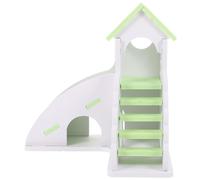 TOPBATHY Hamster Hideout Ladder Animals Hiding Nest Long Term Safe Use No Smell Premium Pvc Material Workmanship Small Pets Climbing Ladder for Friends Who Have A Small Pet