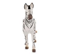 TOPBATHY Handmade Wooden Zebra Figure Small Carved Animal Statue Decorative Living Room Ornament Gift for Office and Home