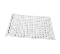 TOPBATHY Harp Chord Poster for Beginner Learning Paper Harp Chord Chart Portable Music Theory Reference for Practice and Instruction