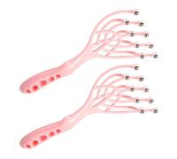 TOPBATHY Head Scratcher Massager and Birthdays for Travel and Versatile Relaxation 2 Pcs with 9 Arms Claw Design, Lightweight Manual Scalp Massager for Headache Relief