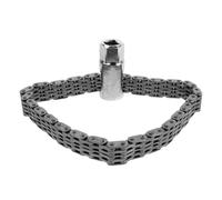 TOPBATHY Heavy Duty Chain Wrench User-Friendly and Easy Changes Chrome-Vanadium Steel Construction Oil Filter Removal Tool with 52-Section Chain Design for Professional and Home Use