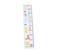 TOPBATHY Height Growth Chart Wooden and Canvas Wall Ruler for Removable Nursery Decor with Sturdy Wood and Fabric Dual Purpose Measuring Tool and Charming Decoration