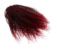 TOPBATHY High Temperature Fiber Afro Puff Curly Ponytail Extension with Drawstring for Women and Secure Snug Fit Hairpiece for Daily Wear Weddings Updo Bun Styling