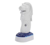 TOPBATHY Home Decor Ornament Singapore Merlion Figure Zinc Alloy with Strong Craftsmanship and Unique Artistic Touch, for Office Shelves and Creative Home Decoration