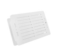 TOPBATHY Hotel Front Desk Business Card Holder Organizer with Slots Sturdy Plastic Tabletop Card Display Stand Compact Desktop Rack for Efficient Hotel Reception Management