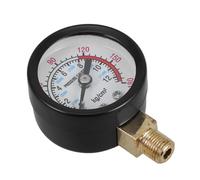 TOPBATHY Industrial Air Pressure Gauge with Back Mount and Protective Case Vertical Radial Dial for Accurate Gas and Liquid Measurement in Pneumatic Tools and Water Systems