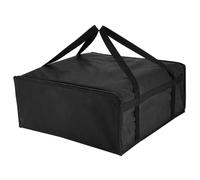 TOPBATHY Insulated Pizza Carrier Bag Zippered Food Warmer Tote for Takeaway Travel and Picnics Excellent Insulation and Secure Closure Non Woven