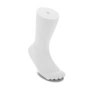 TOPBATHY Kids Foot Mannequin Tools for Socks Display Plastic Foot Model Stand Realistic Fake Children Feet for Showcasing Footwear Accessories White