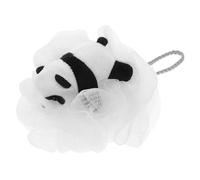 TOPBATHY Kids Shower Loofah Sponge Soft Mesh Exfoliating Bath Pouf Body Scrubber for Toddlers Cute Panda Design Suitable for Bath Time