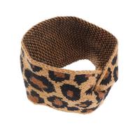 TOPBATHY Knitting Headband for Women Leopard Pattern, Cashmere-like Material, Comfortable and Breathable, Wide Hair Band for Daily Wear and Going in Winter