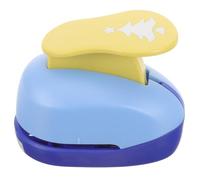 TOPBATHY Large Embossing Craft Puncher for Scrapbooking Christmas Tree Pattern, Manual Paper Hole Punch Tool for DIY Paper Crafting Supplies Random Color Random Color