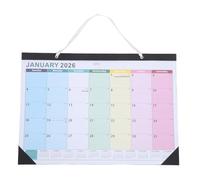 TOPBATHY Large Wall Hanging Calendar Horizontal Planner with Multi-country Holidays English Monthly Organizer for School Office and Business Scheduling