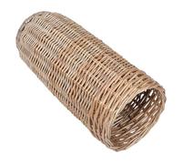 TOPBATHY Large Wicker Umbrella Stand with Rustic Rattan Weave Freestanding Organizer for Entryway Multipurpose Cane Holder Basket for Golf Clubs and Walking Sticks Decorative Storage Bin
