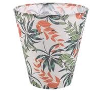 TOPBATHY Leaf Print Pleated Fabric Lamp Shade for Socket Height X Upper Diameter X Lower Diameter Soft Ambient Lighting for Table Floor and Wall Lamps Nature-Inspired Decorative Lampshade