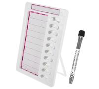 TOPBATHY Magnetic DIY Chore Chart for Creative Household Reminder and Routine Schedule Writable and Erasable Planning Sheet to Encourage Responsibility and Management Skills