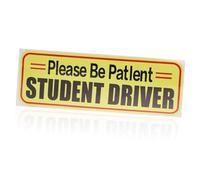 TOPBATHY Magnetic Reflective Driver Car Sticker Student Vehicle Sign Easy to Apply and Remove Without Damage Suitable for All Cars