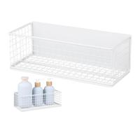 TOPBATHY Magnetic Spice Rack for Fridge - White Kitchen Storage Organizer with Magnetic Shelf for Refrigerator Door Space-Saving Rack for Spices and Utensils