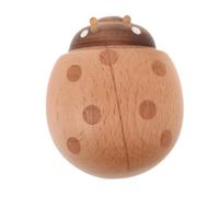 TOPBATHY Magnetic Wooden Bottle Opener with Ladybug Design Solid Wood Fridge Magnet for Kitchen and Bar Creative Beer Cap Remover Dual Purpose Decorative Accessory for Parties and