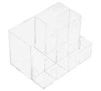 TOPBATHY Makeup Brush Storage Tube Acrylic Design for Lipstick and Eyebrow Pencil Organization Desktop Keeps Makeup Brushes Tidy and Accessible